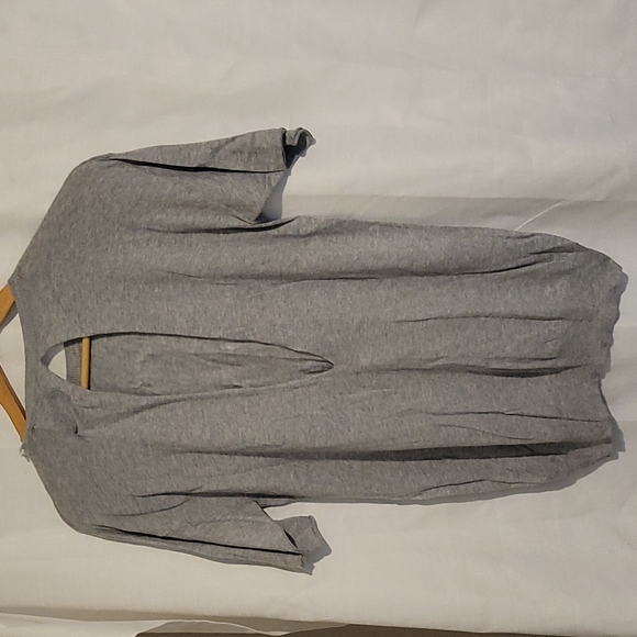 NWT Zoe Karssen million hearts Grey short sleeve sack sweater size extra… - Picture 2 of 6